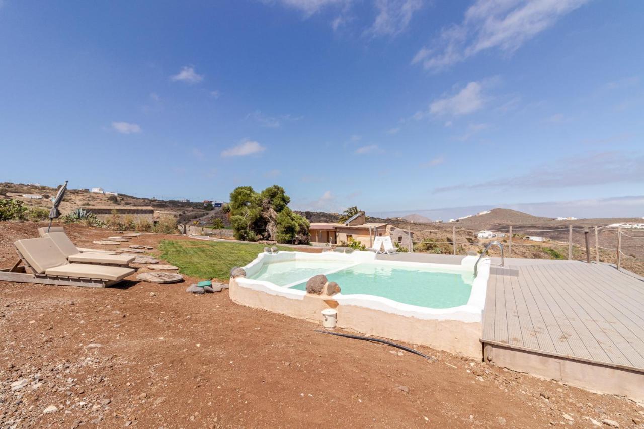 Flatguest Charming House + Pool + Terrace + Views Βίλα Santa Maria de Guia de Gran Canaria Εξωτερικό φωτογραφία
